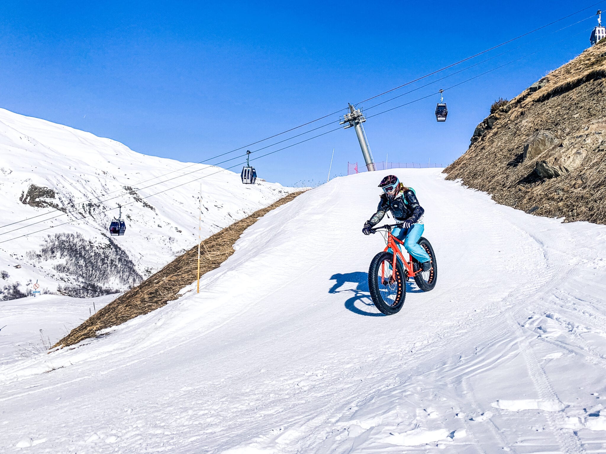 fatbiken in de sneeuw