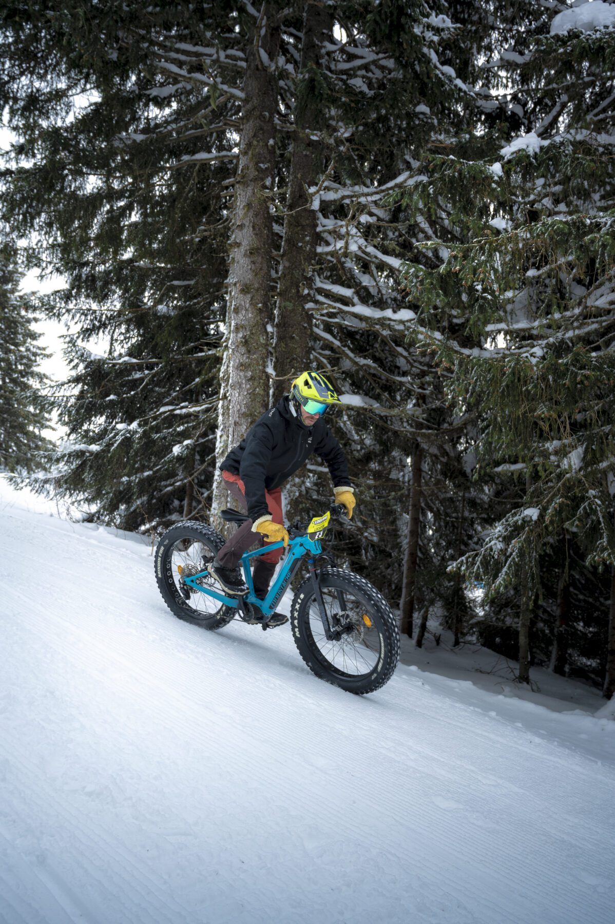 Fatbiken door de bossen in Portes du Soleil