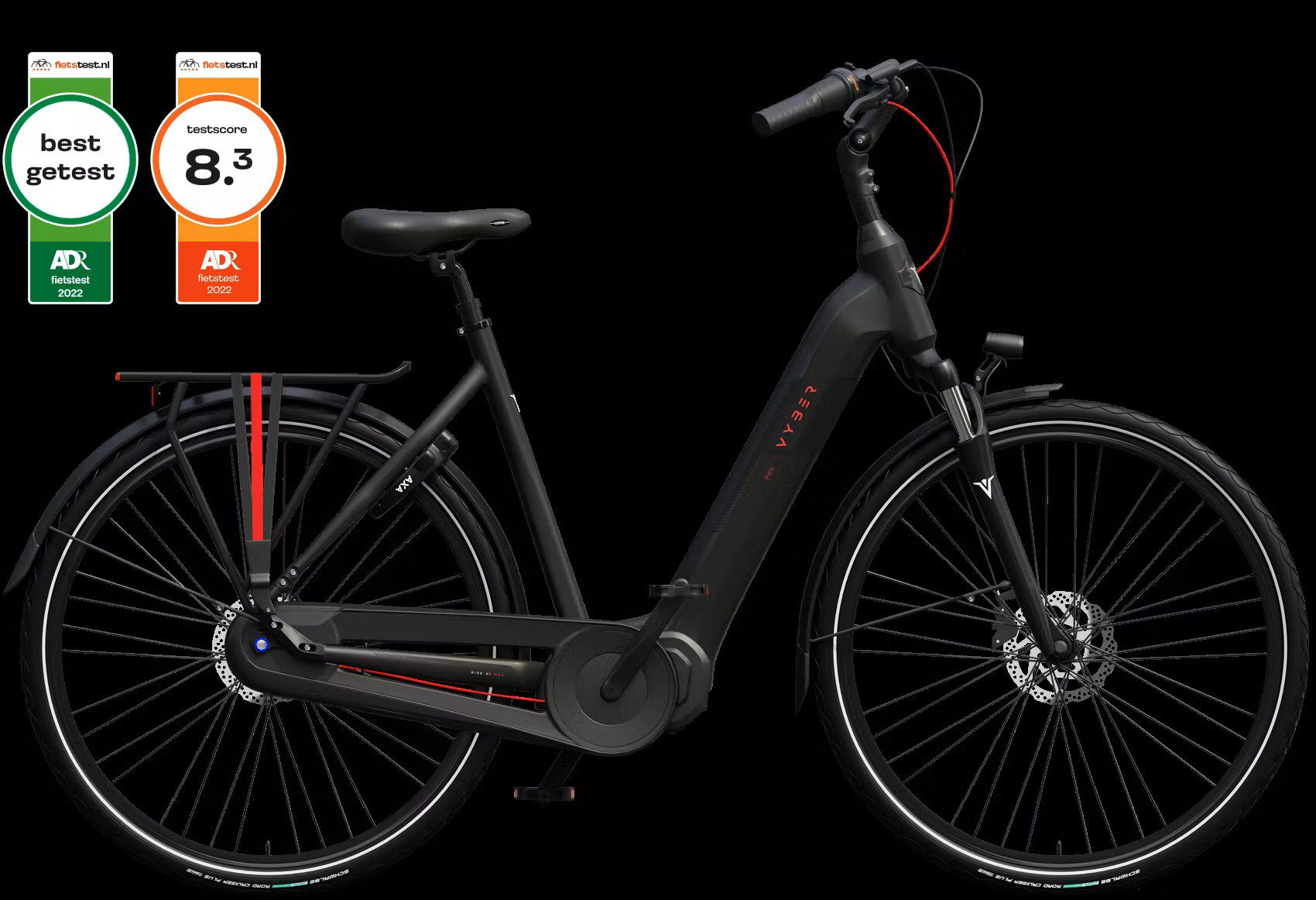 Vyber s1 pro is de nummer 4 in onze top 10 beste elektrische fietsen