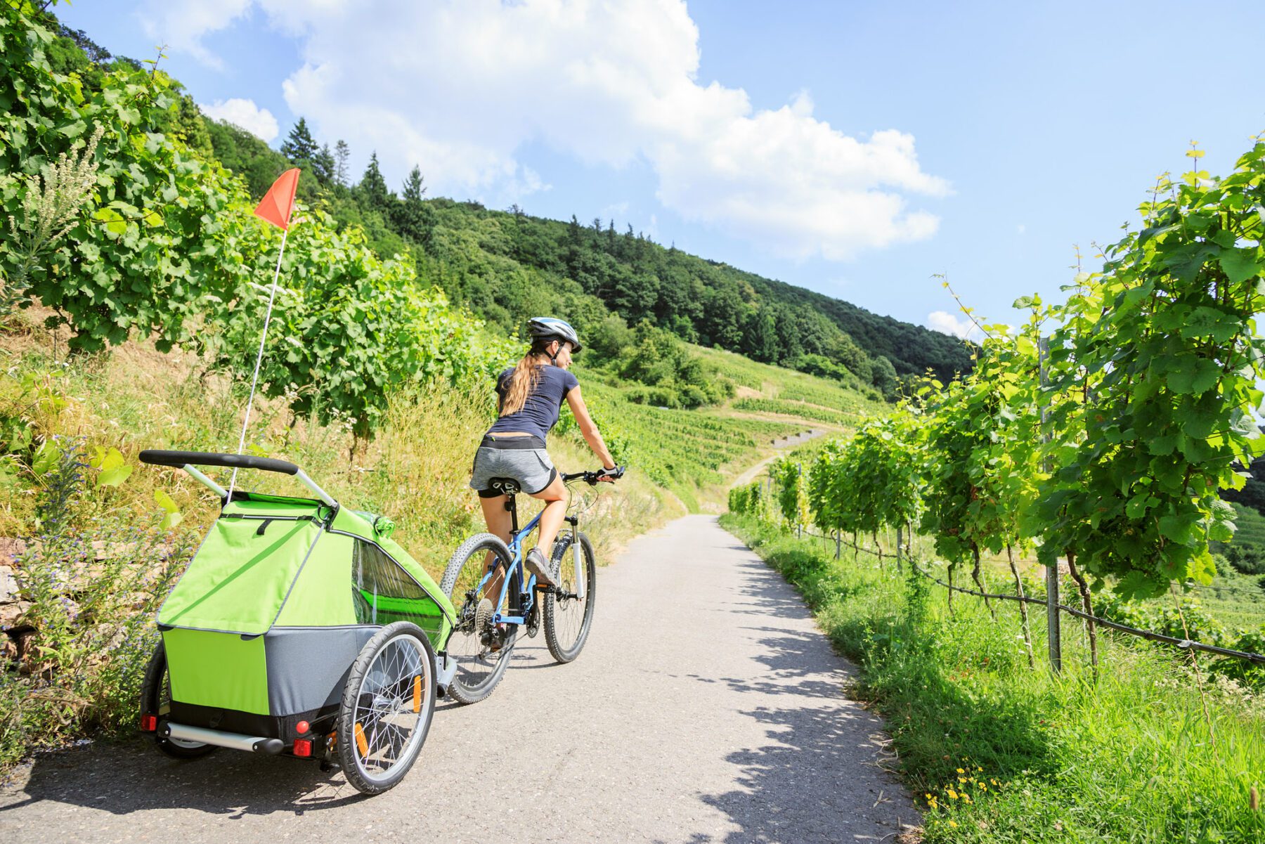 Fietsen langs de Moezel met kinderen