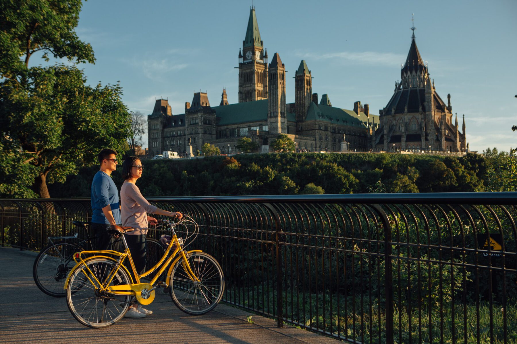 Ronde fietsen in Ottawa
