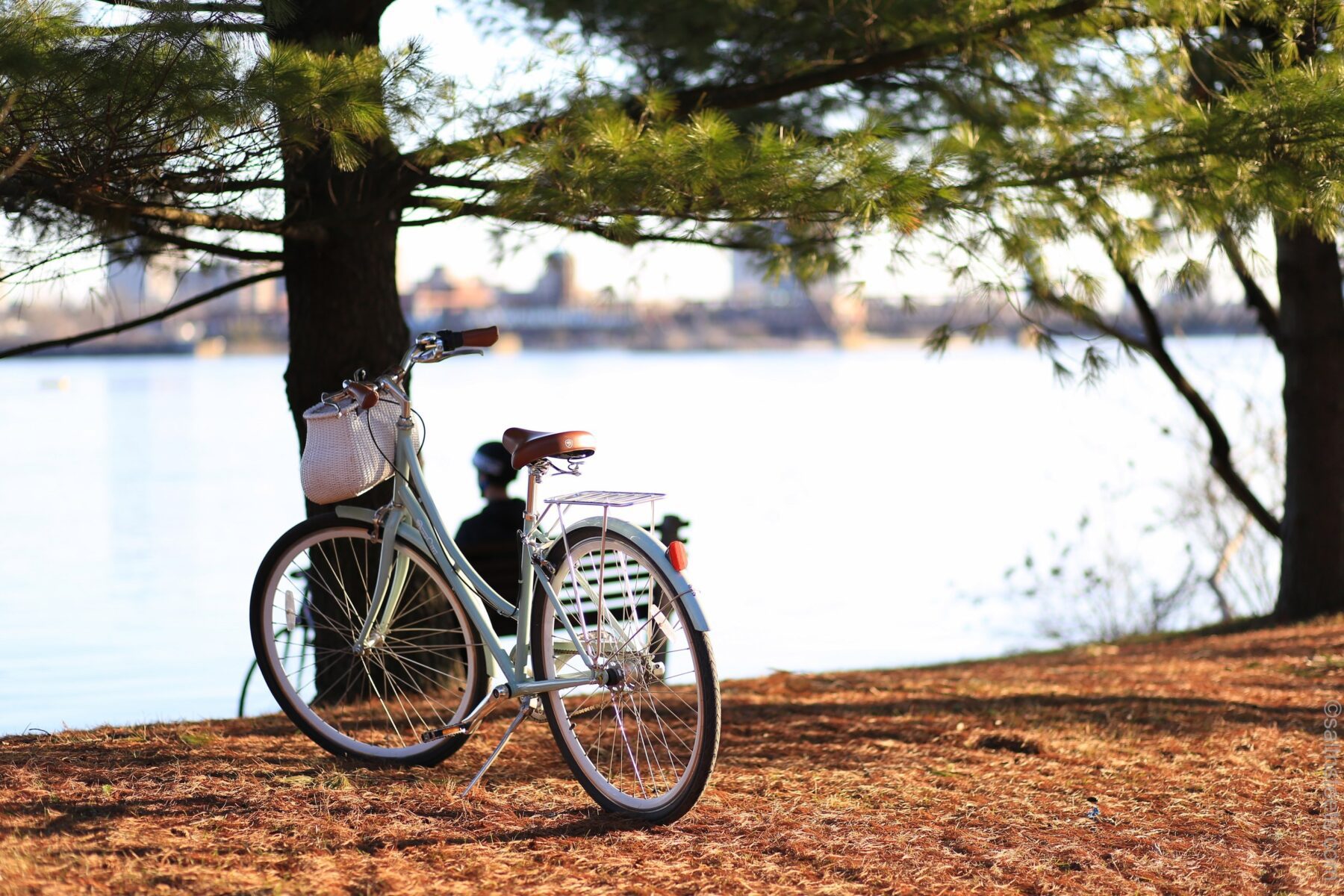 Fietsen in Ottawa langs de rivier