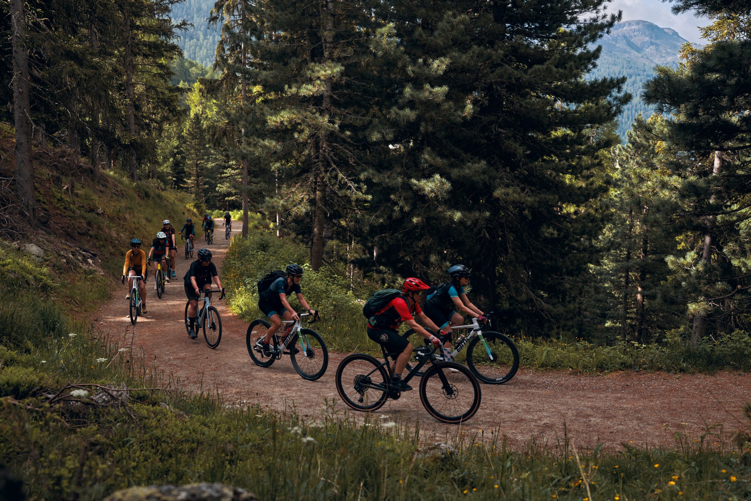 Gravelbike tour Engadin - Zwitserland - 100% women cycling 