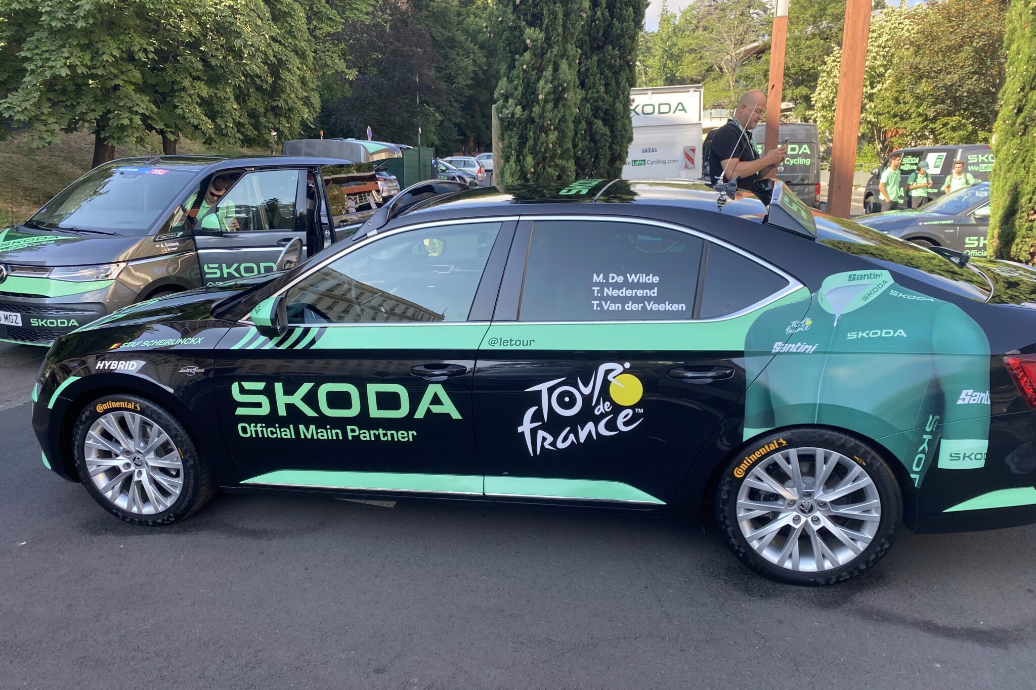 Officiële Skoda koerswagen