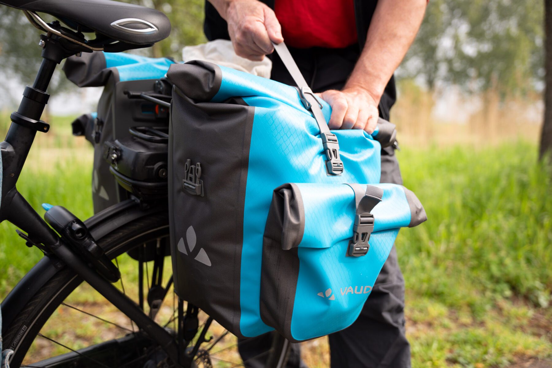 VAUDE Aqua collectie aantrekken fietstas