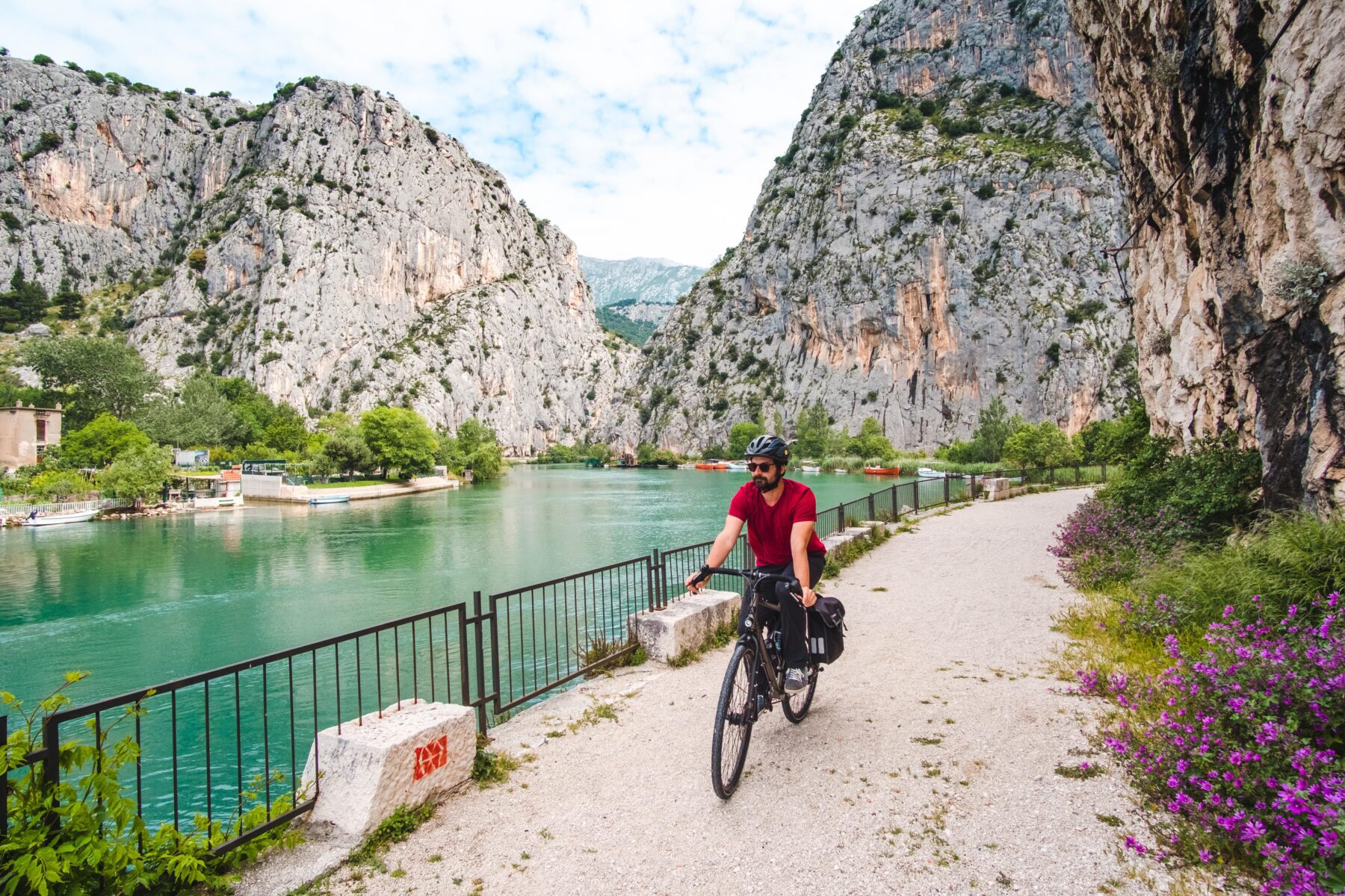 Fietsen in Kroatië bij Omis