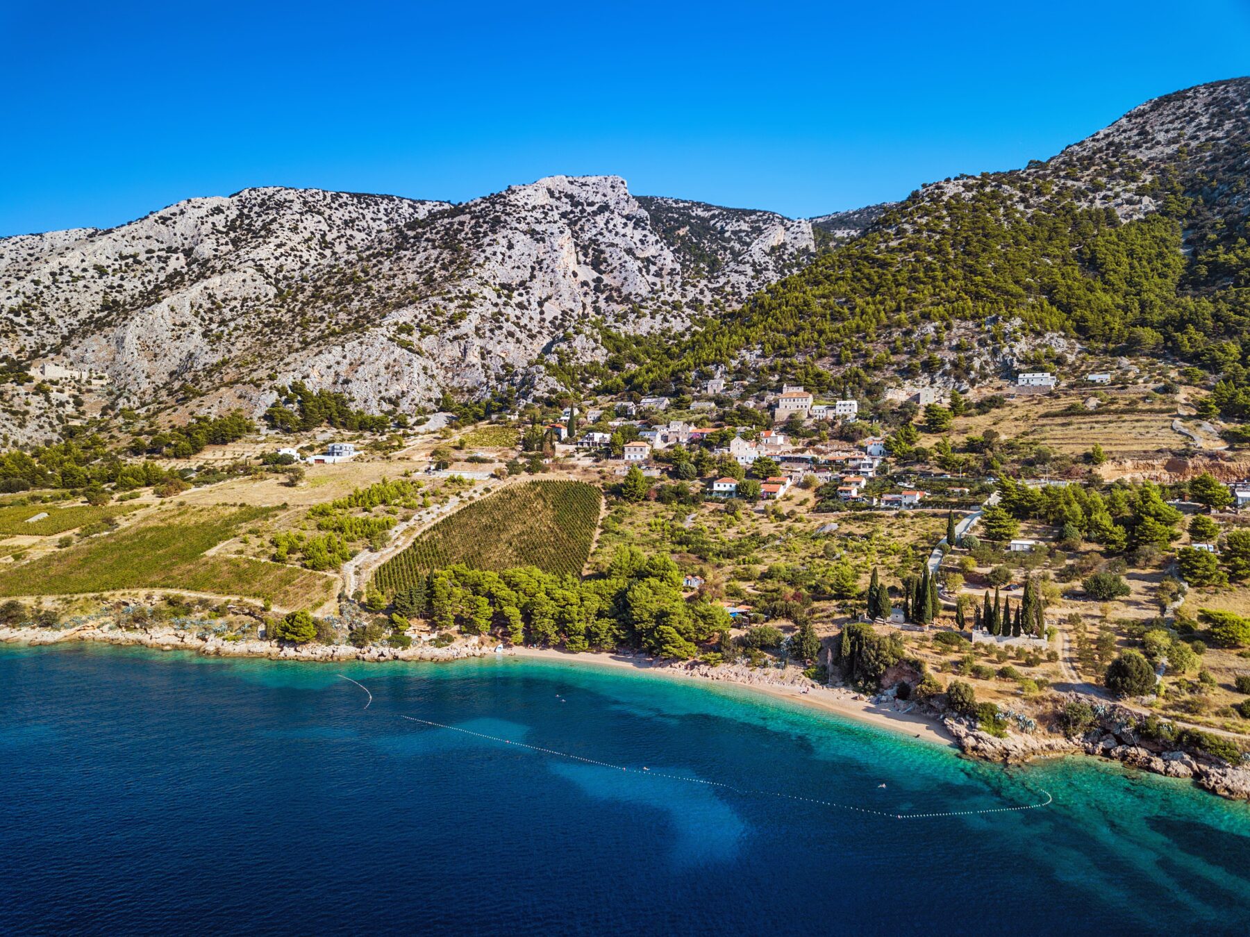 Eiland Brac in Kroatië