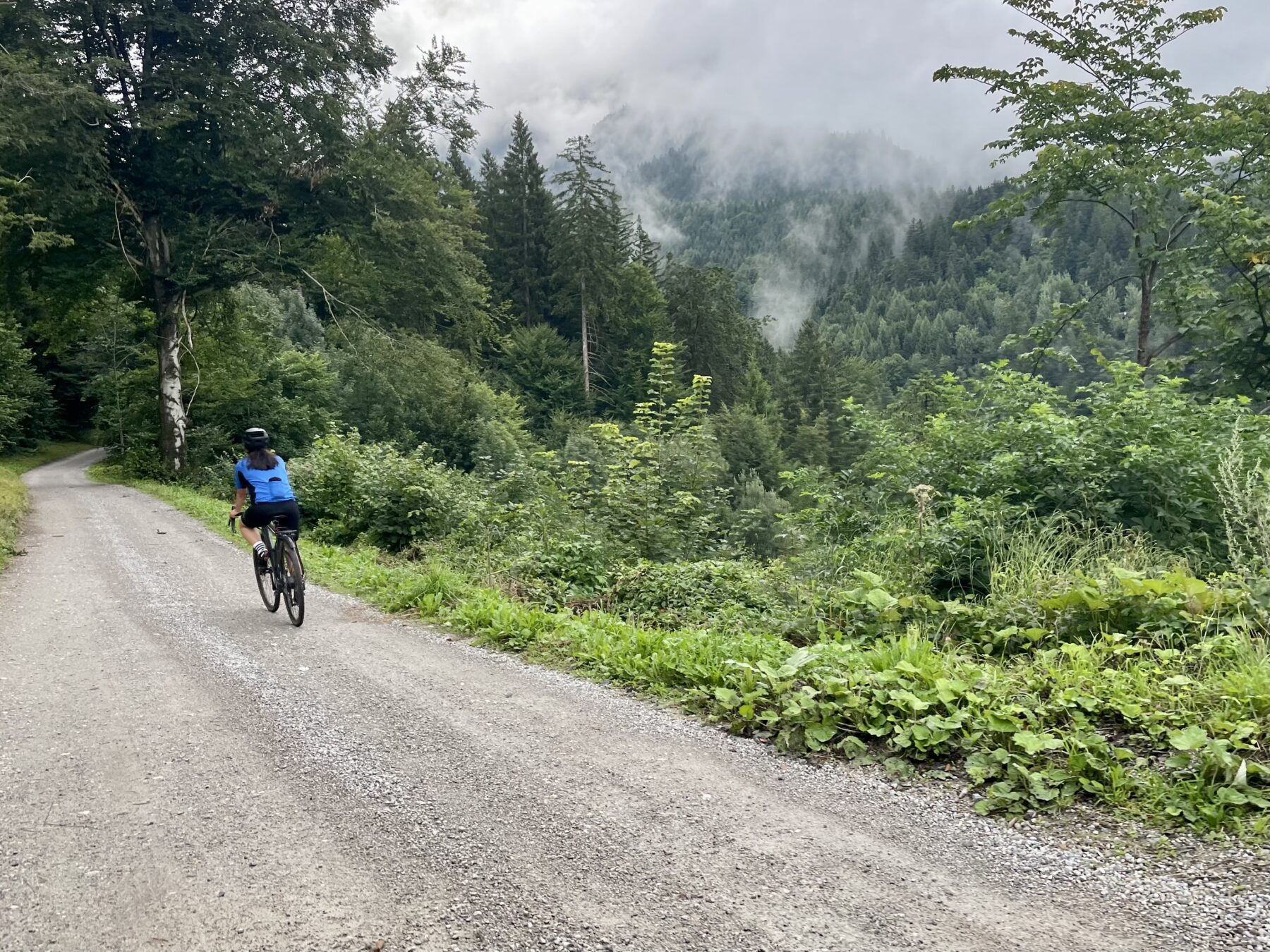 Gravelbike Innsbruck mooi uitzicht