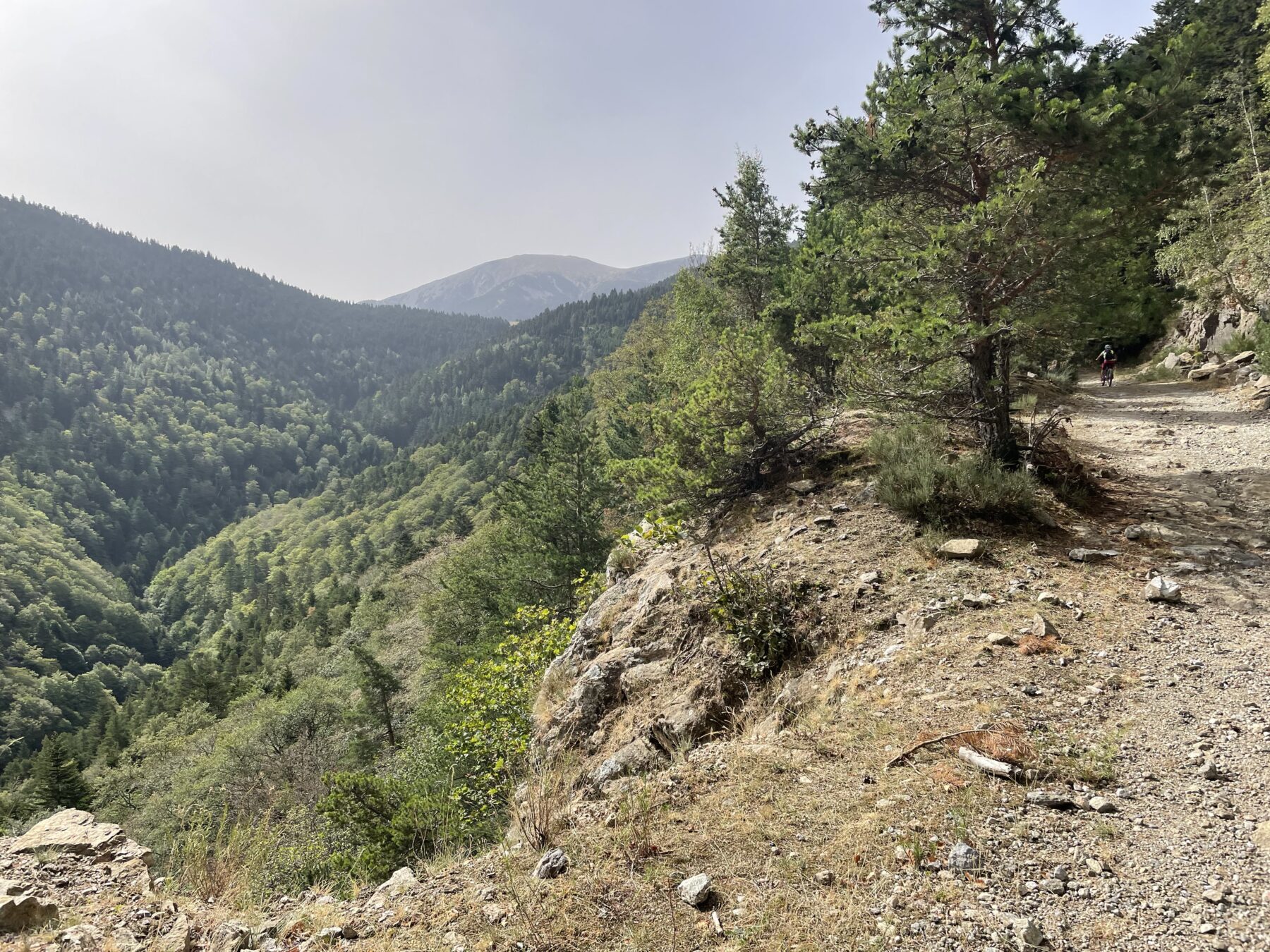 Canigou opfietsen uitzicht