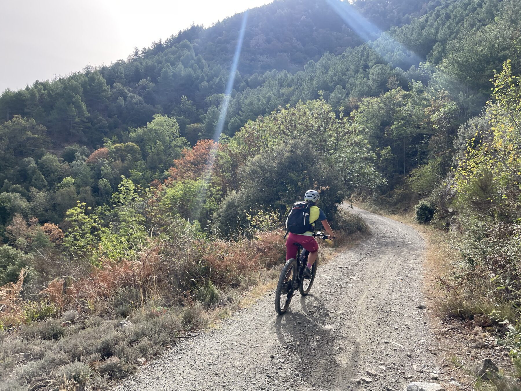 Canigou fietsen richting Col del Forn 1