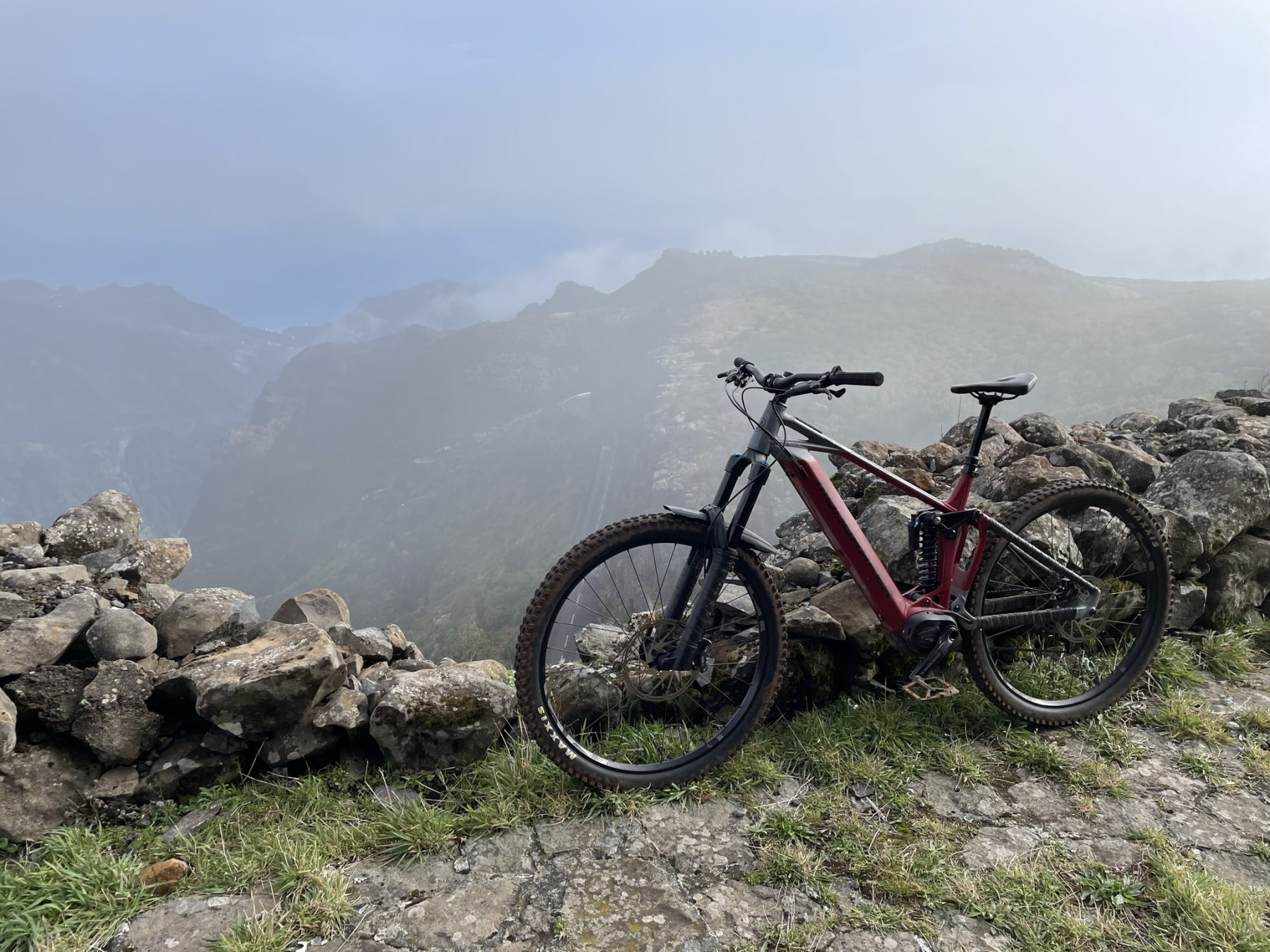 Fietsen op Madeira - uitzicht