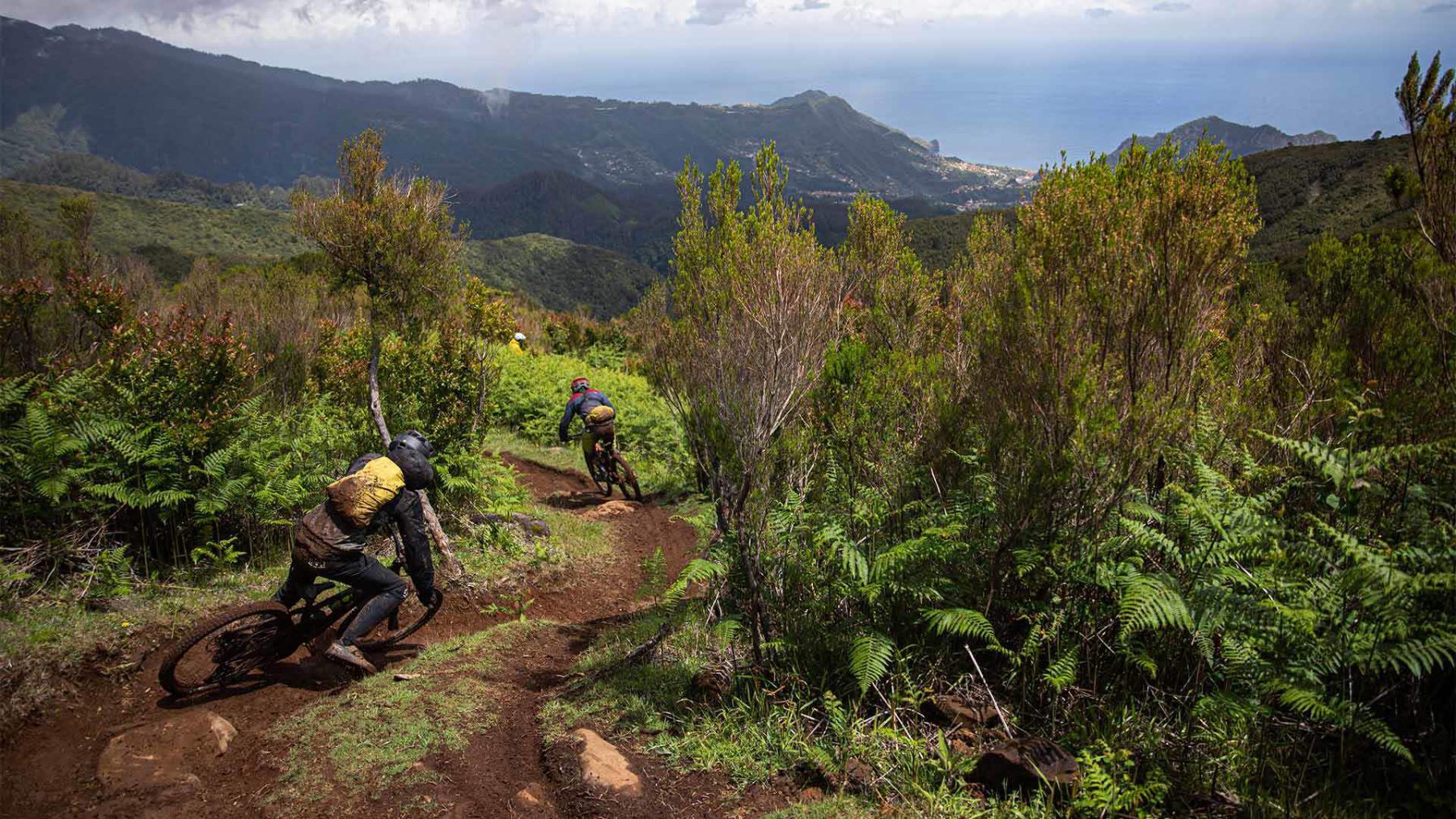 Downhillen / mountainbiken op Madeira