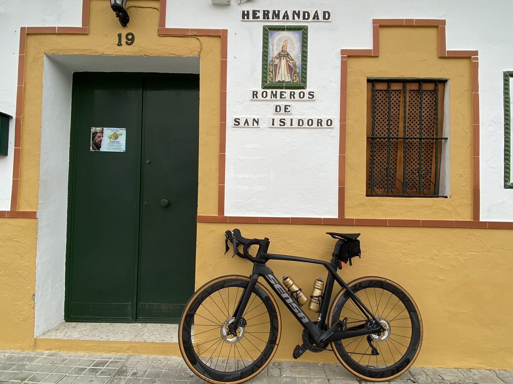 fietsen bij santiponce Sevilla