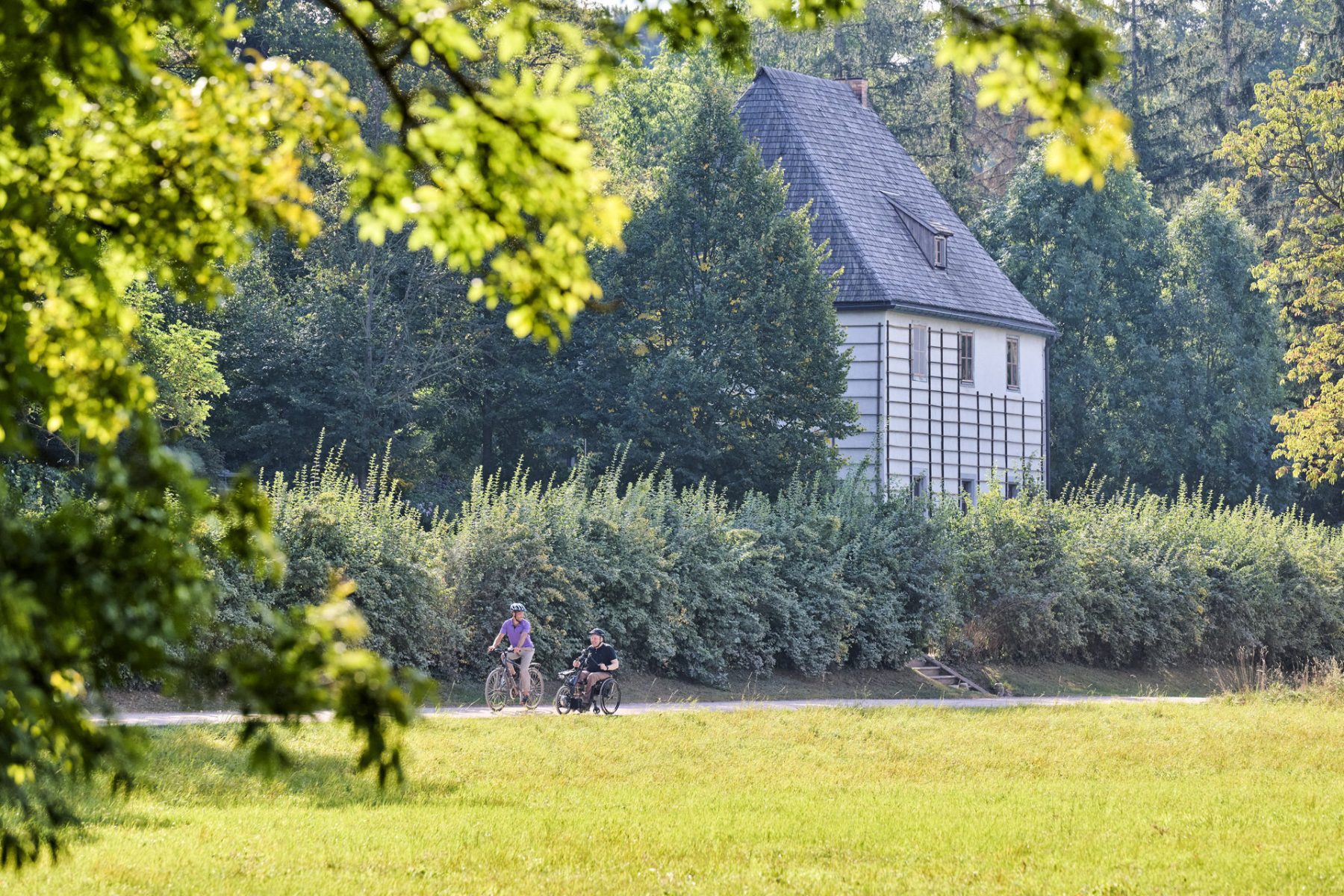 Fietsen over de Illmtalradweg